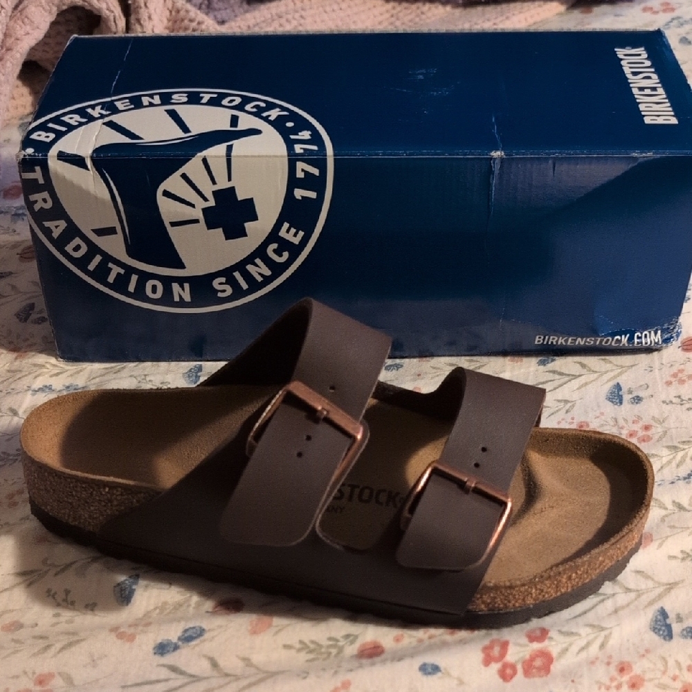 Birkenstock Men's Dark Brown Sandals